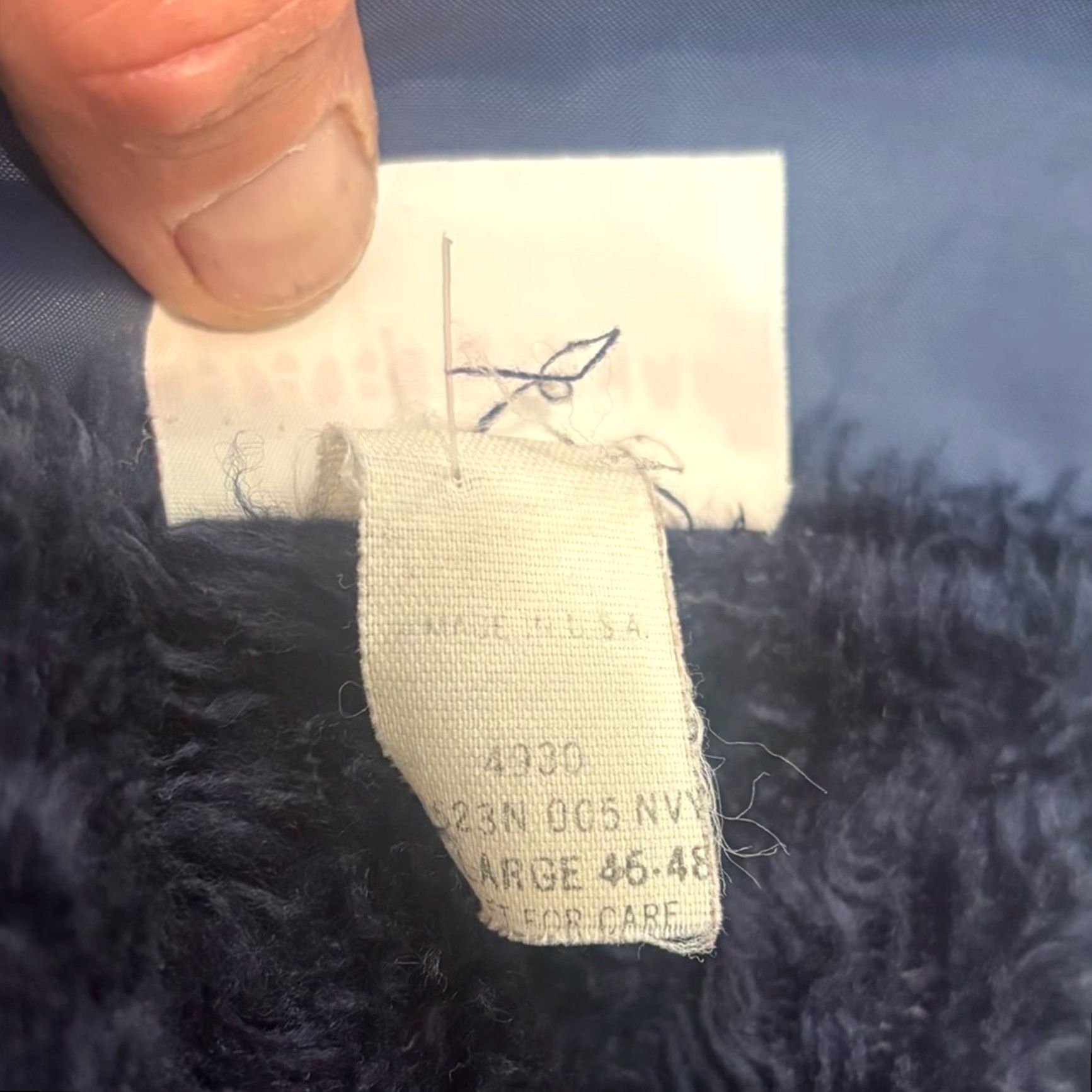 Vintage VINTAGE Hartwell Jacket Unisex Adults L Navy Blue 70s 80s Made in USA Windbreaker Coach's/Coaches Cardigan Style Competent? Size US L / EU 52-54 / 3 - 5 Thumbnail