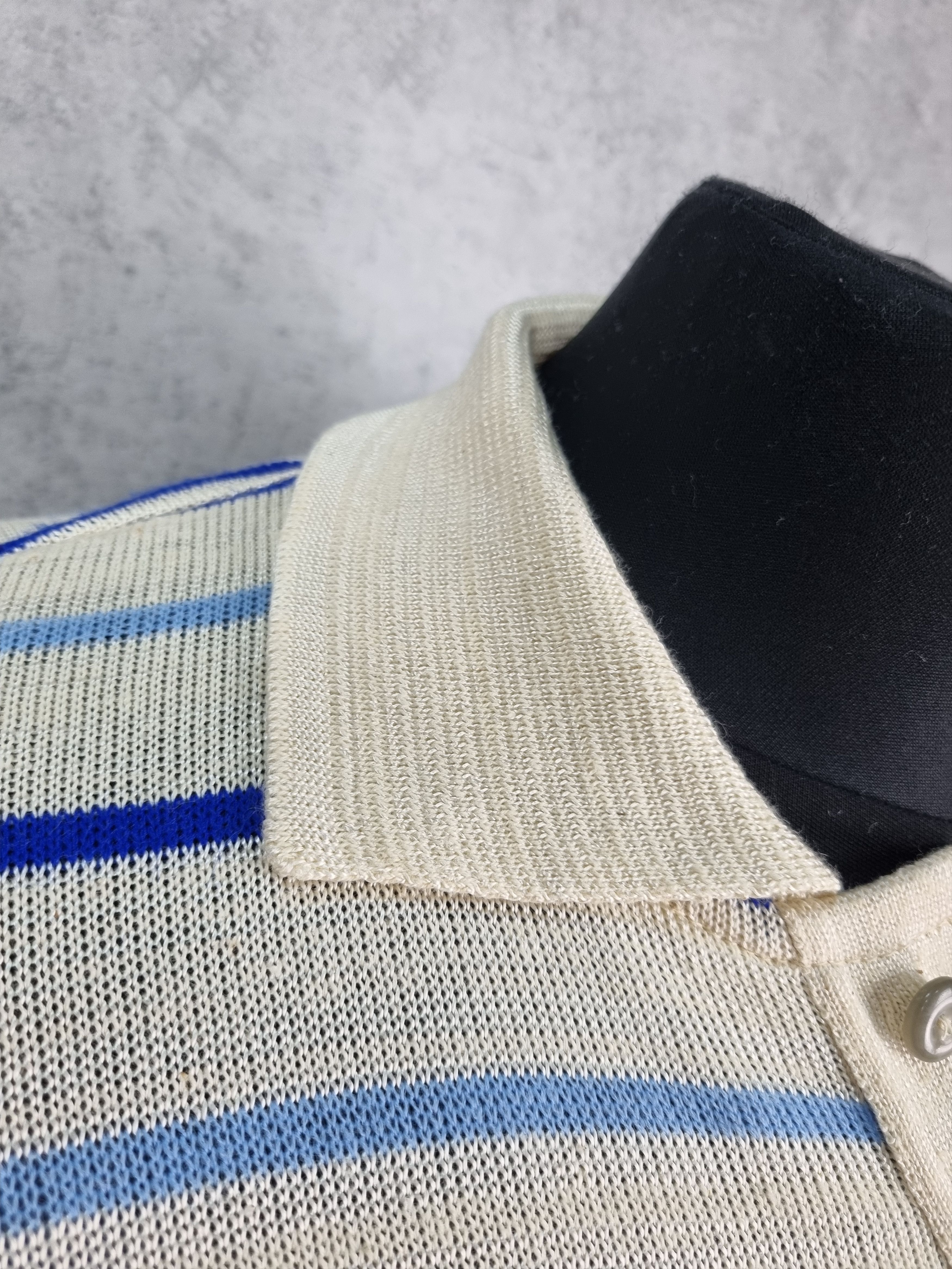 Vintage 90s Rare Knitted Vintage Polo Size US M / EU 48-50 / 2 - 17 Thumbnail