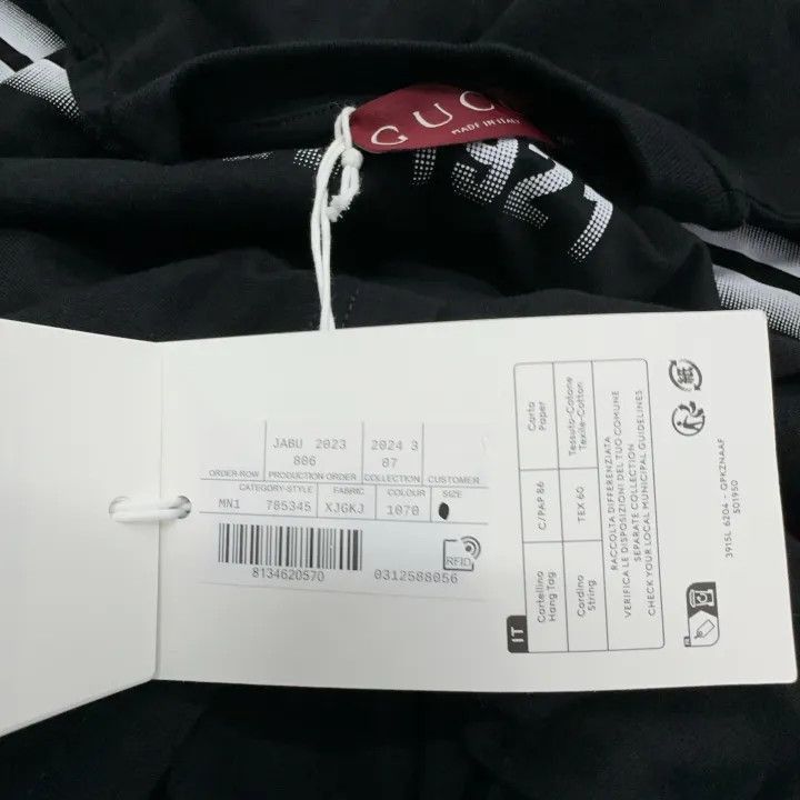 Gucci Gucci Gucci Black Lido Logo Short Sleeve T-Shirt -2506 Size US M / EU 48-50 / 2 - 6 Thumbnail