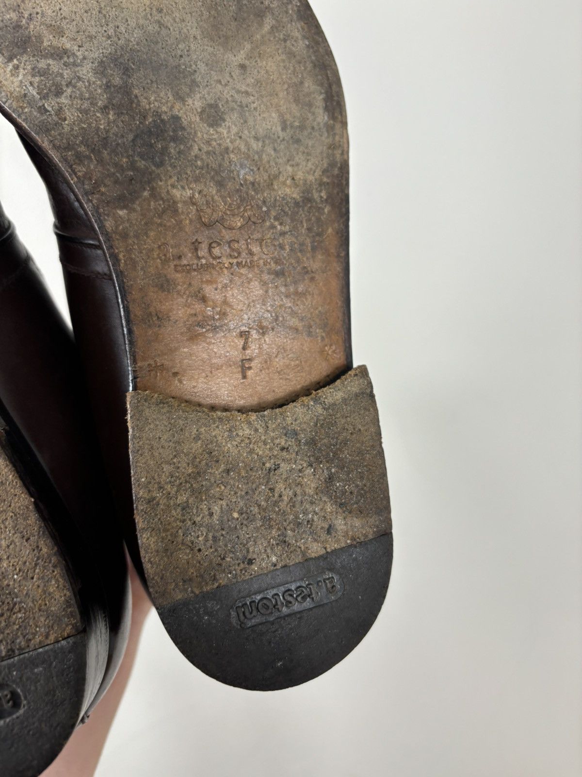 Testoni A. Testoni Black Label Vintage Monk Strap Leather Shoes Size US 8 / EU 41 - 18 Thumbnail
