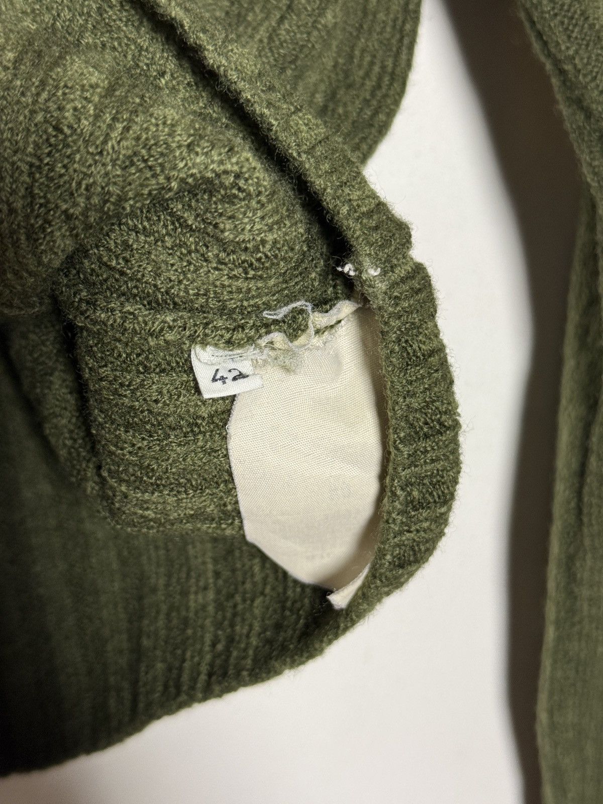 C.P. Company C.P. Company Cropped Ribbed Knit Sweater Size XS / US 0-2 / IT 36-38 - 7 Thumbnail