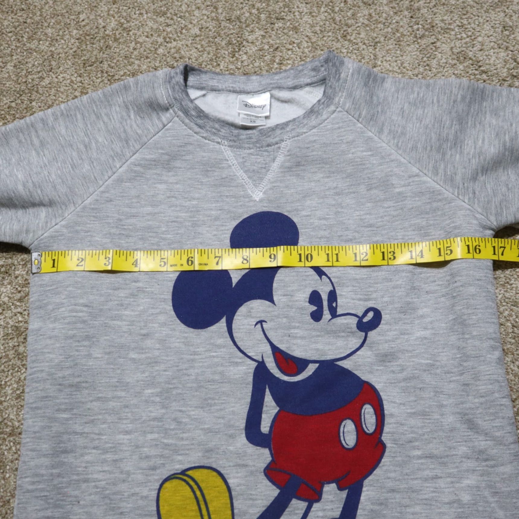 Disney Disney Mickey Mouse Gray Lightweight Sweater Women's XS Extra Small Size XS / US 0-2 / IT 36-38 - 4 Thumbnail