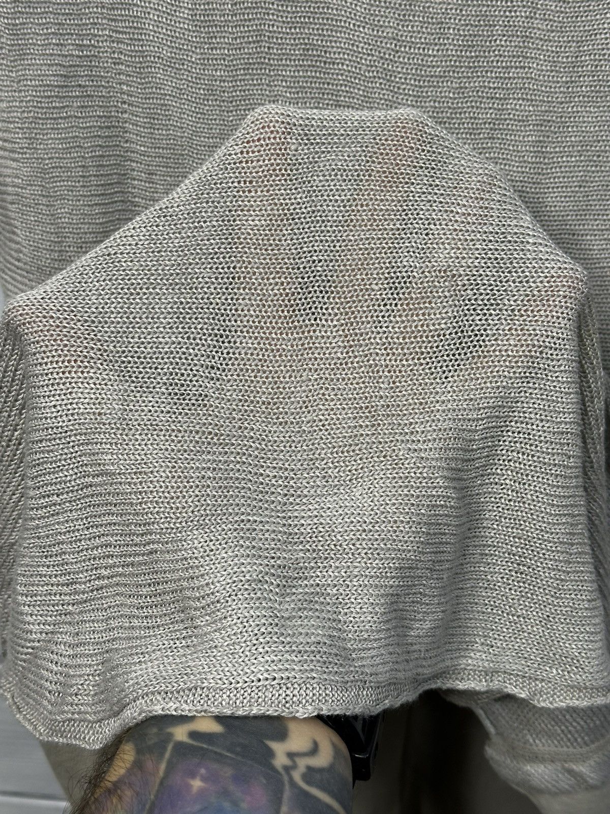 Japanese Brand Rare Tee Tranzit Par-such Fishnet Avant-Garde Japan Style. Size M / US 6-8 / IT 42-44 - 4 Thumbnail