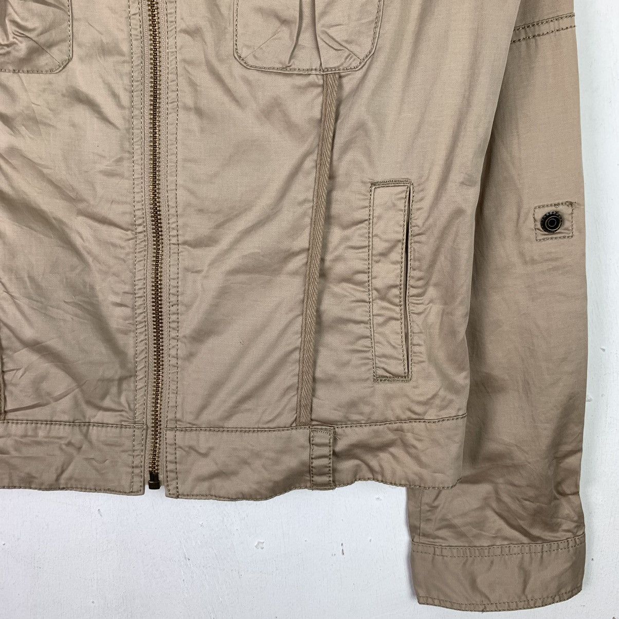 Designer × Japanese Brand × Vintage Vintage Japanesebrand Utility Jacket Collarless Size US M / EU 48-50 / 2 - 4 Thumbnail