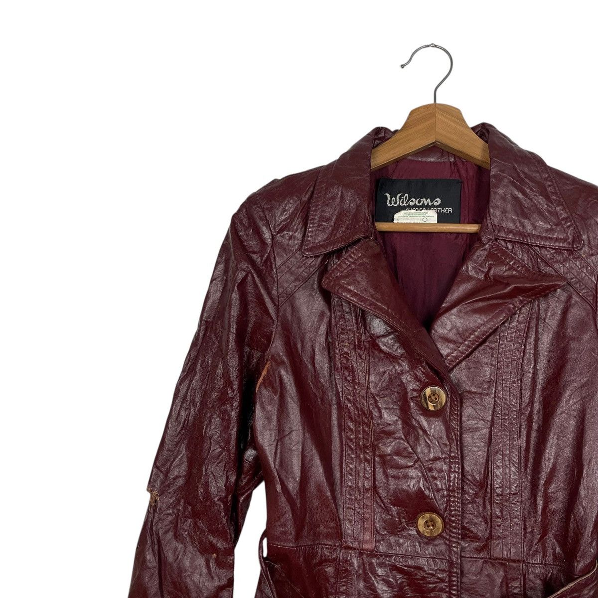 Wilsons Leather Vintage Wilsons Leather Coat Size S / US 4 / IT 40 - 7 Thumbnail