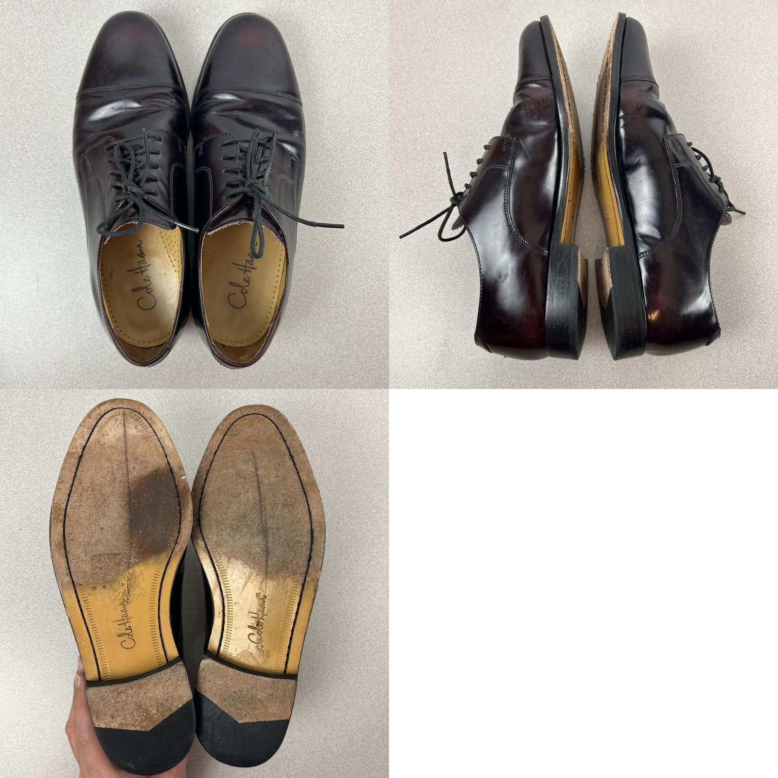 Cole Haan Shoes Mens Size 10M Brown Leather Cap Toe Oxford  display picture 1