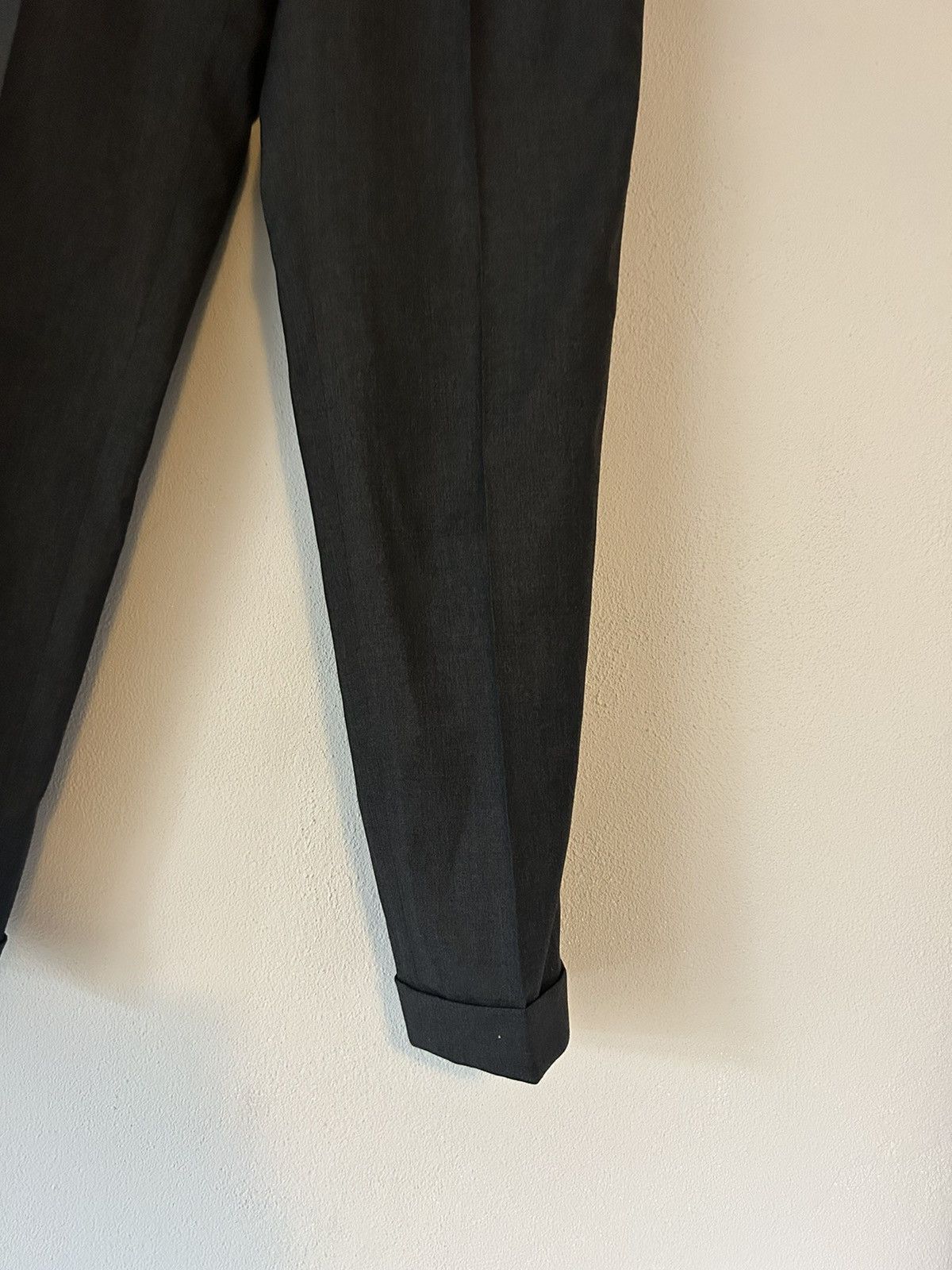 Brioni Grey Wool Pleat Pants Size US 33 - 5 Thumbnail