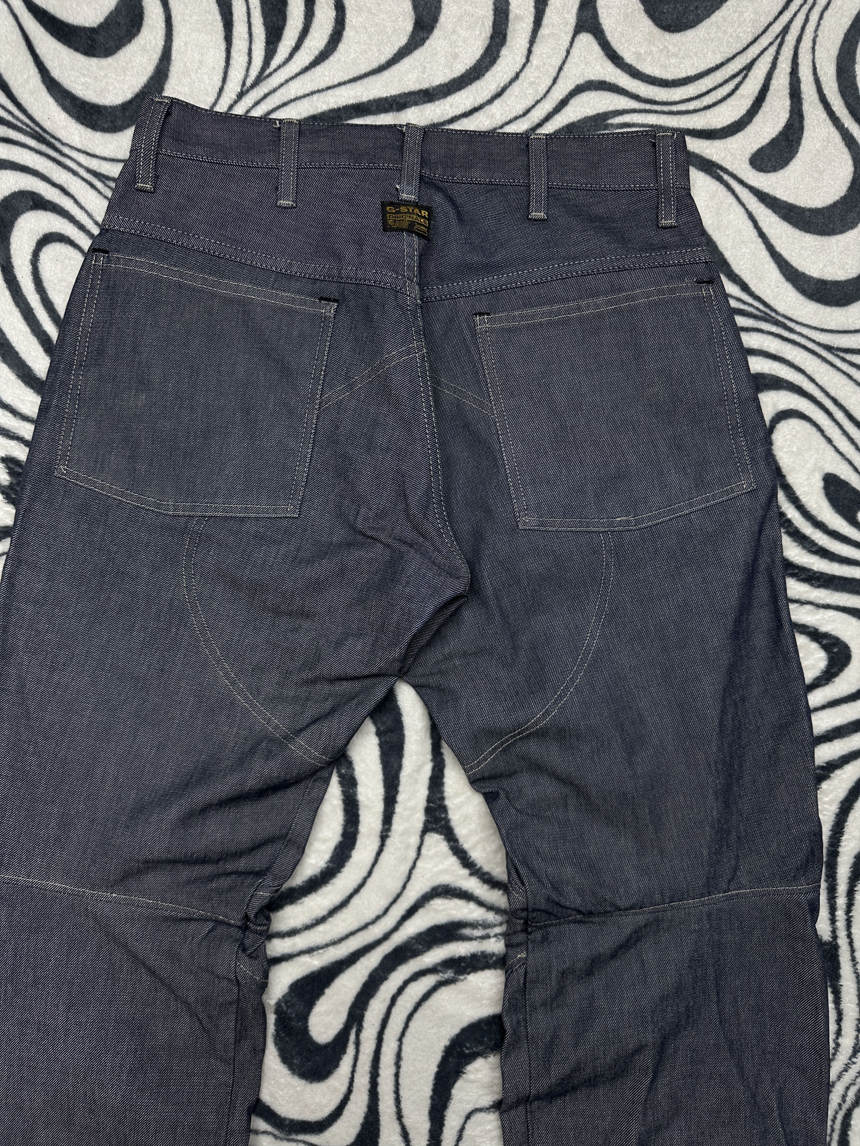 G-Star G Star Raw Shortcut Elwood Denim Pants Double Knee Jeans Size US 33 - 6 Thumbnail