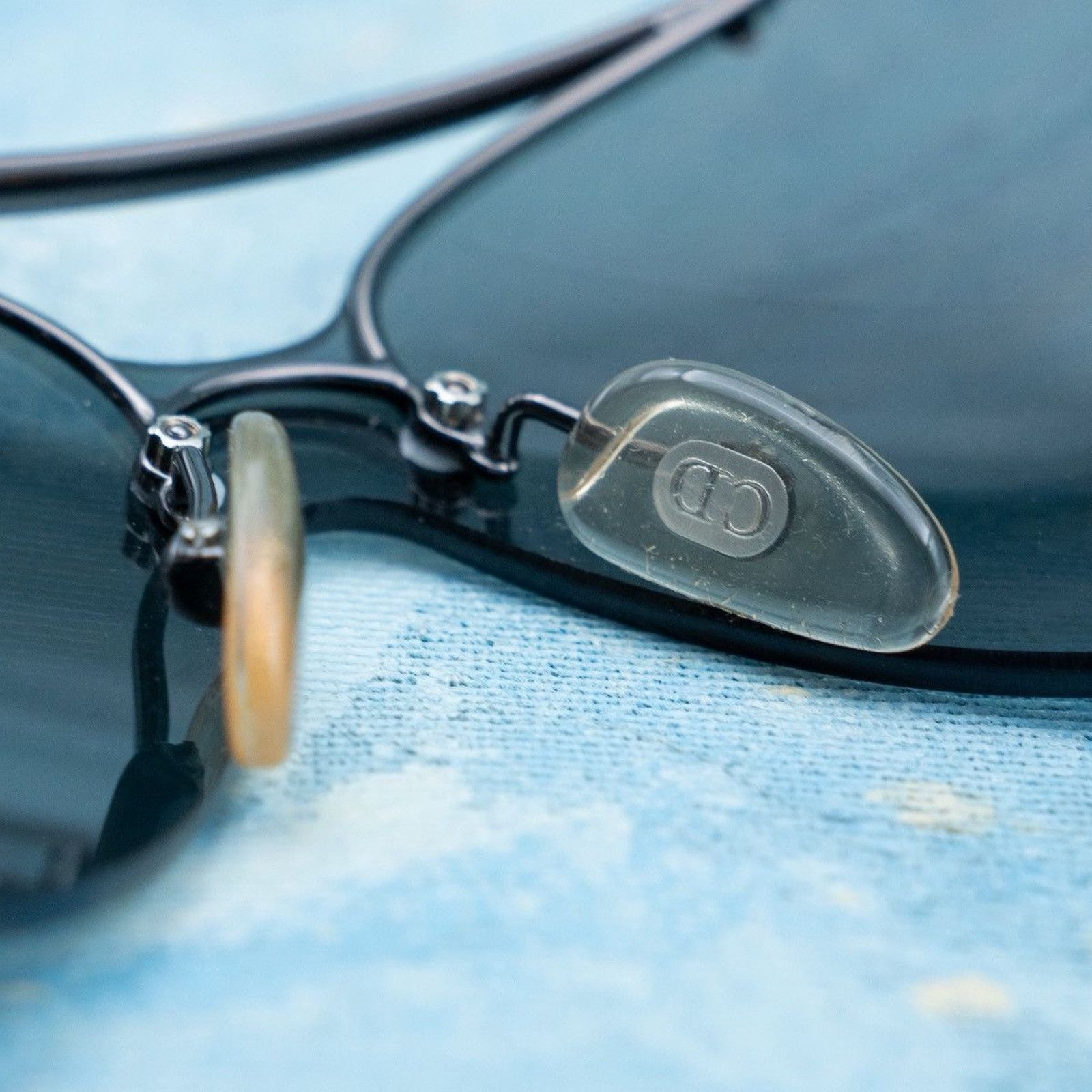 Dior × Vintage Vintage dior logo rimless oval shield aviator sunglasses Size ONE SIZE - 6 Thumbnail
