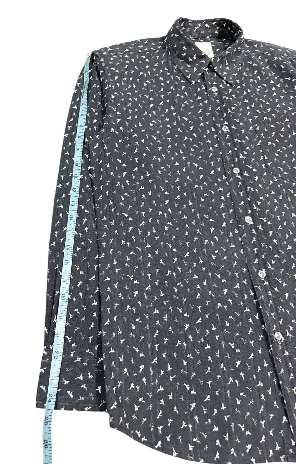 Yohji Yamamoto A.A.R Yohji Yamamoto Printed Shirt Button Ups Designer Size US L / EU 52-54 / 3 - 17 Thumbnail