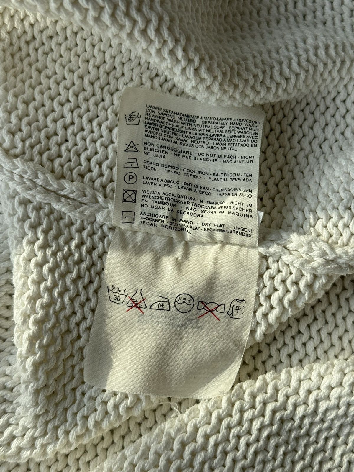 Massimo Osti Very Rare Vintage Stone Island 1/4 Knit Sweater Old Money Size US XL / EU 56 / 4 - 14 Thumbnail