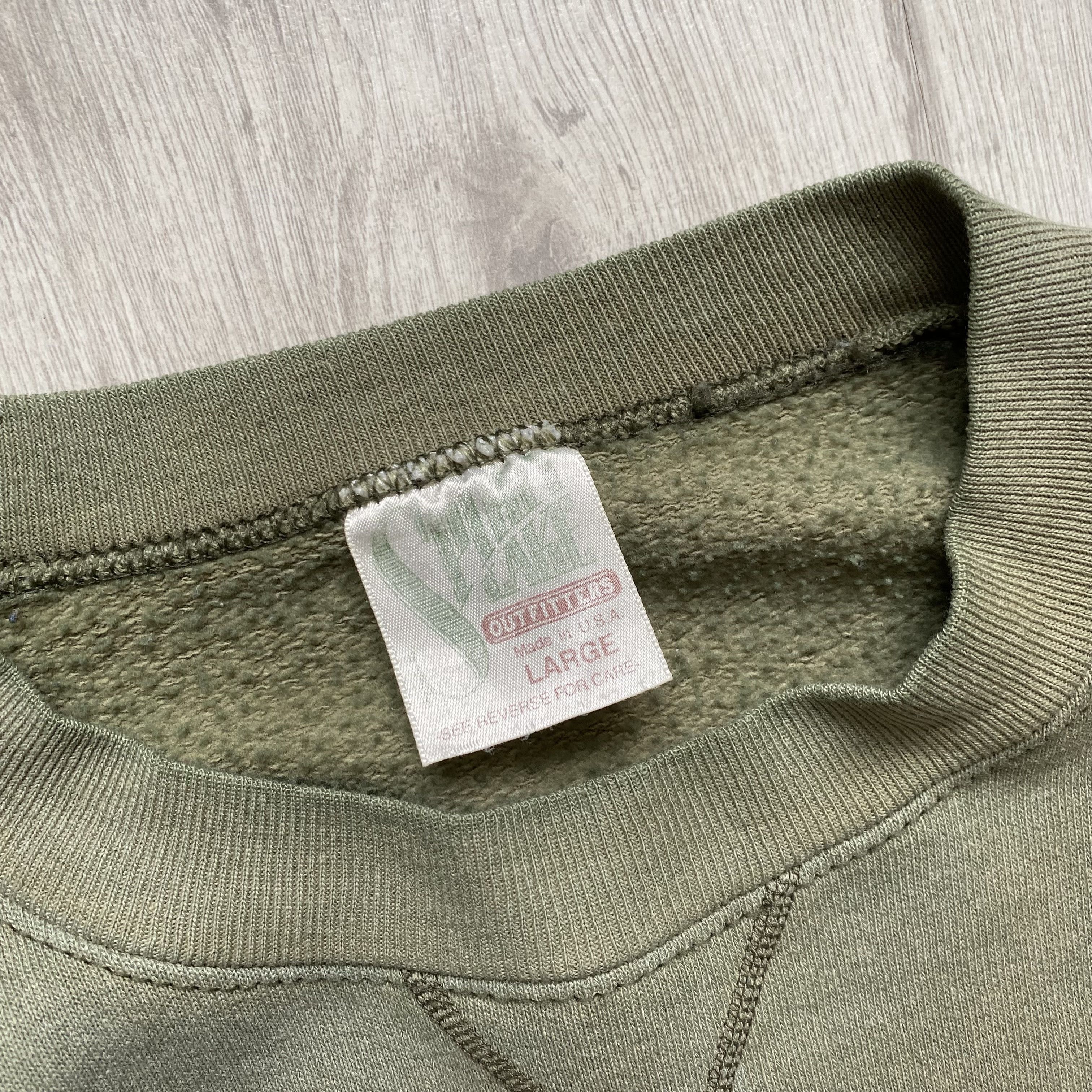 Hanes 🦅Vintage 90s Faded USA Bald Eagle Sweatshirt Nature Y2K Size US L / EU 52-54 / 3 - 5 Thumbnail
