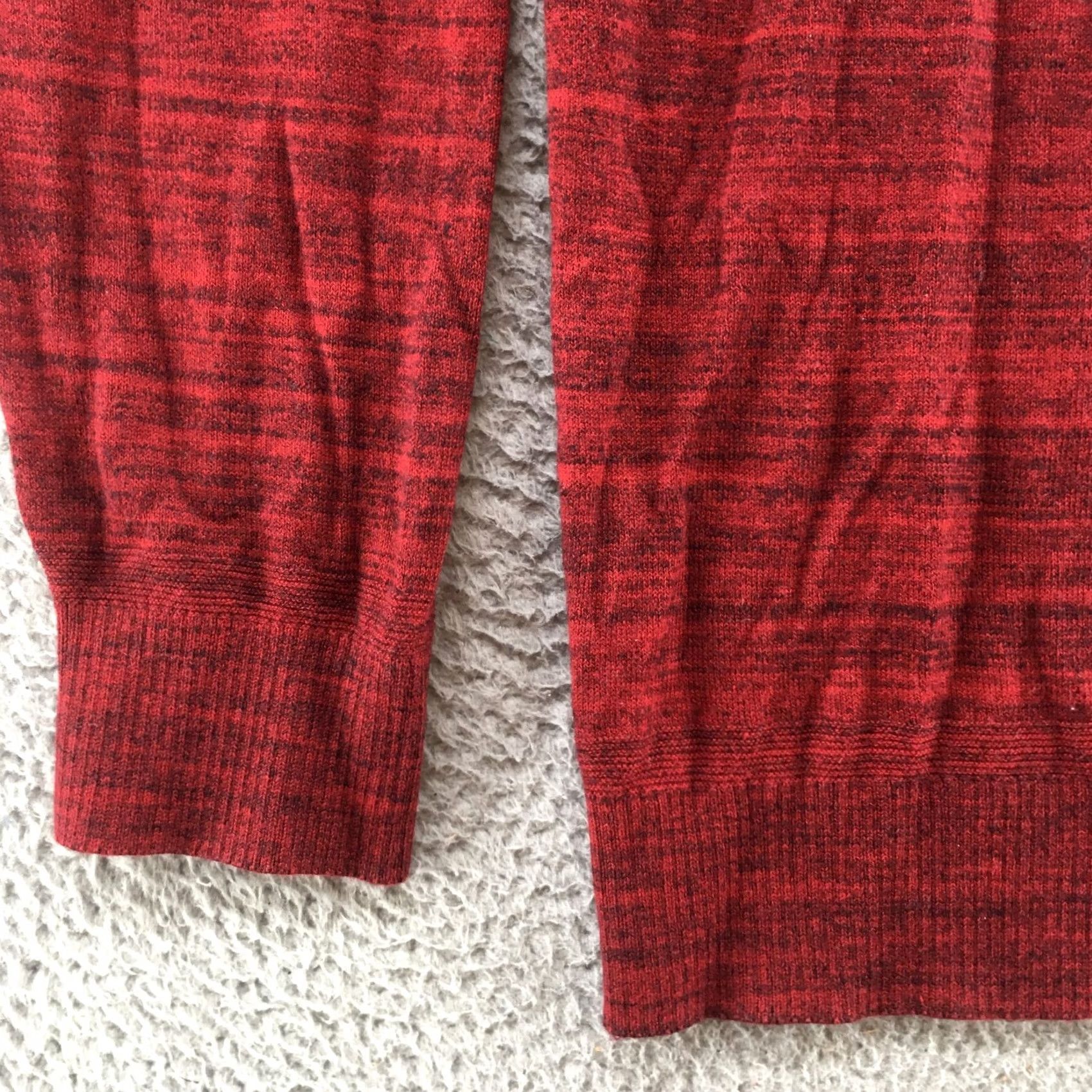 American Eagle Outfitters American Eagle Outfitters Sweater Mens XL Red Cotton Blend Long Sleeve Pullover Size US XL / EU 56 / 4 - 6 Thumbnail
