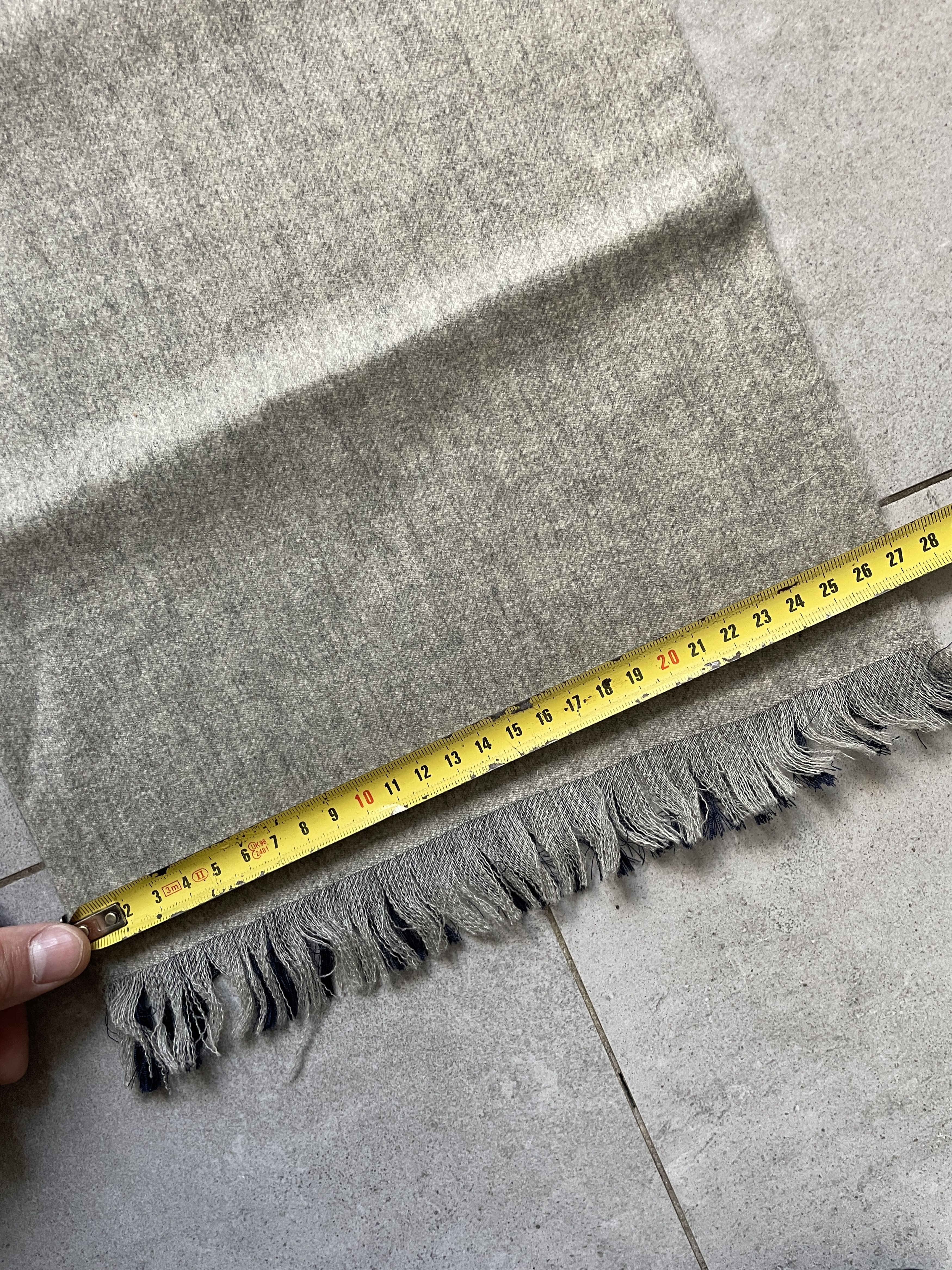 LANVIN PARIS LUXURY REVERSIBLE CASHMERE WOOL SILK SCARF