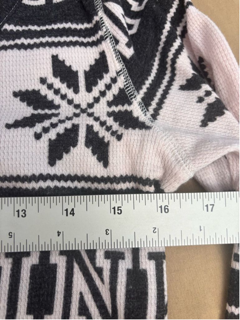 Pink Women's PINK Pajama Onesie L Pink White Black Size L / US 10 / IT 46 - 3 Thumbnail