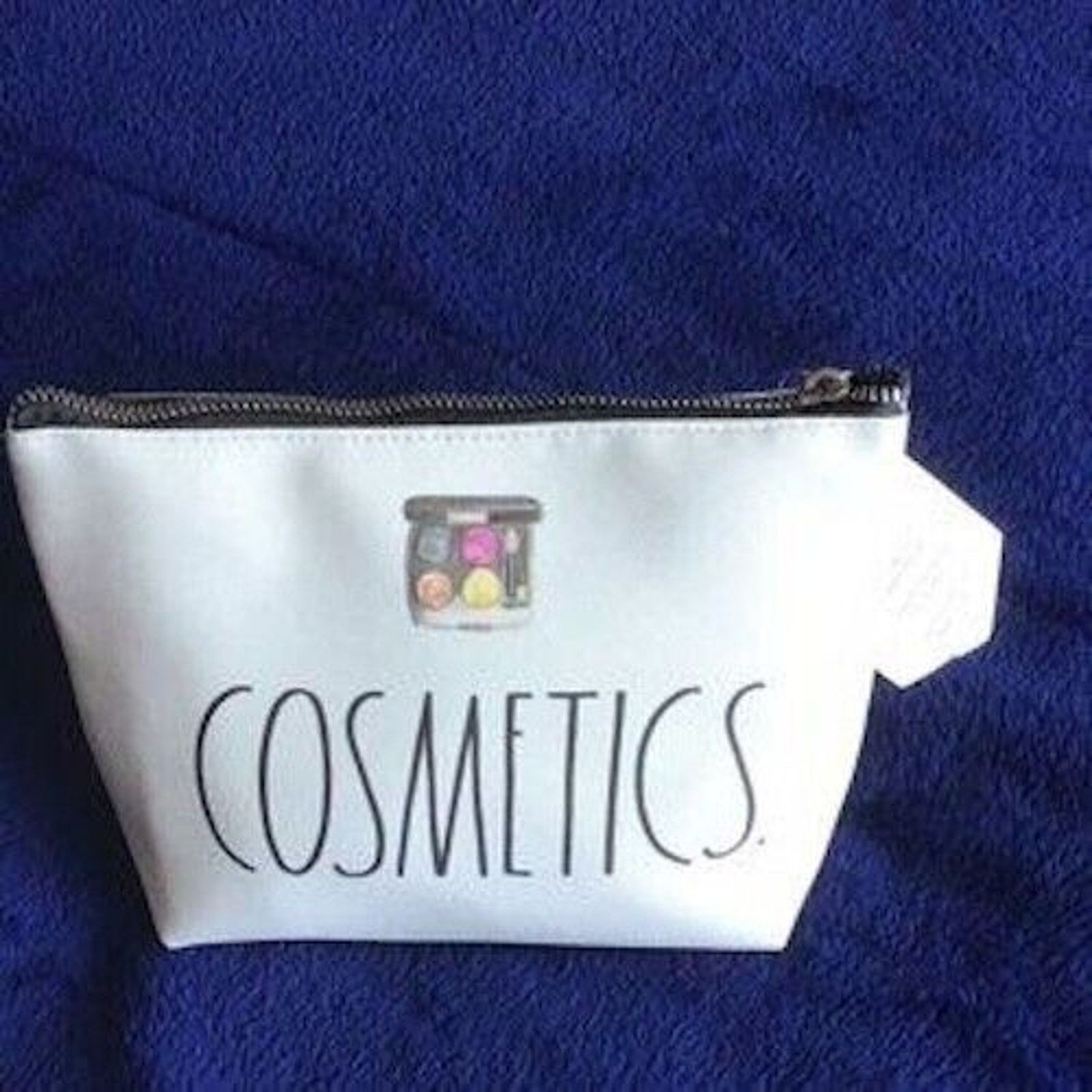 Other RA DUNN “ COSMETICS “ INSCRIBED COSMETICS POUCH BAG NWT Size ONE SIZE - 3 Thumbnail