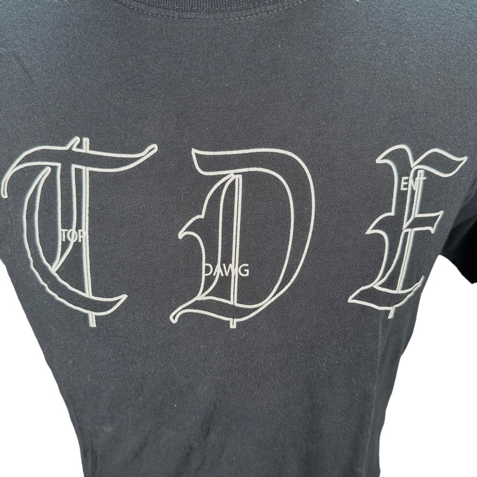 Top Dawg Entertainment TDE Top Dawg Entertainment Graphic T-Shirt Rap Tee Black M Size US M / EU 48-50 / 2 - 7 Thumbnail