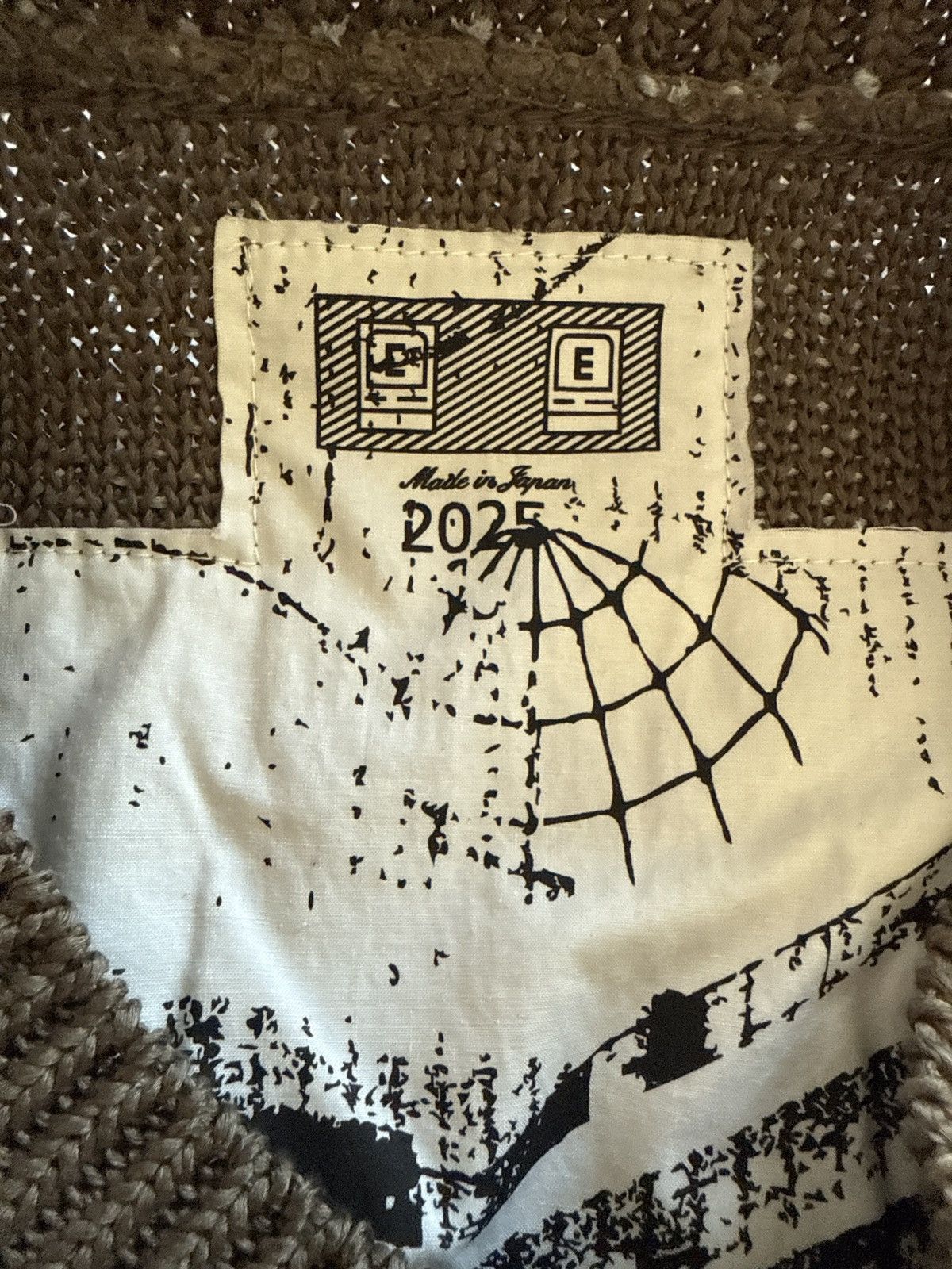 Cav Empt C.E Cav Empt Grid Loose Knit Vest - Khaki Size US L / EU 52-54 / 3 - 7 Thumbnail