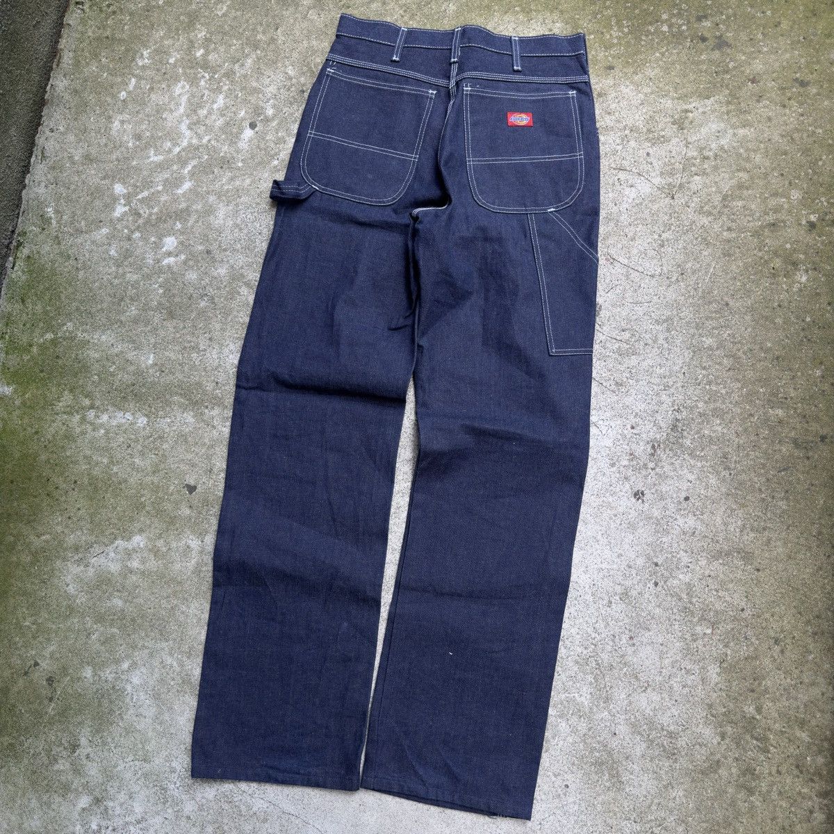 Vintage 70s 80s Dickies Dark Wash Carpenter Work Jeans Size US 30 / EU 46 - 9 Thumbnail