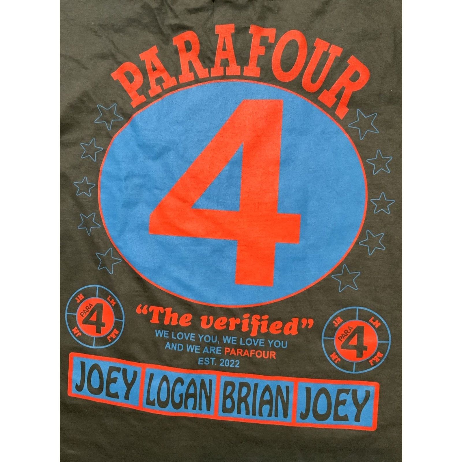 Vintage LXIX Apparel Paramore ParaFour The Verified 2023 Merch Rock Band T-Shirt Sz. 4XL Gray Mens Size US XXL / EU 58 / 5 - 6 Thumbnail
