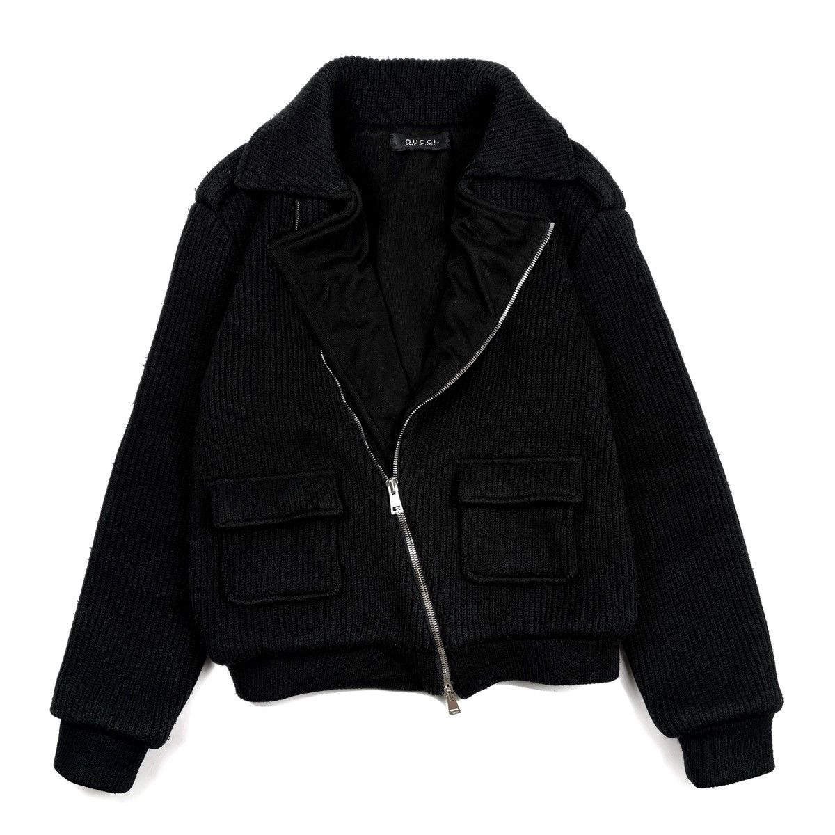 Gucci × Tom Ford Gucci Monogram Knit Jacket Size US XL / EU 56 / 4 - 1 Thumbnail