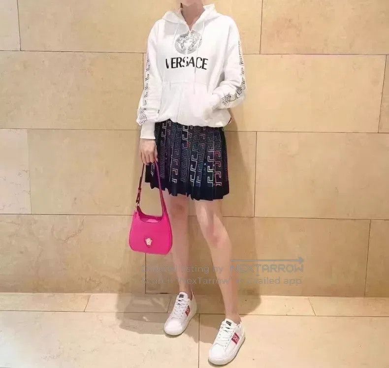Versace Versace Zippered hooded sweatshirt with rainbow convoluted Size XS / US 0-2 / IT 36-38 - 4 Thumbnail