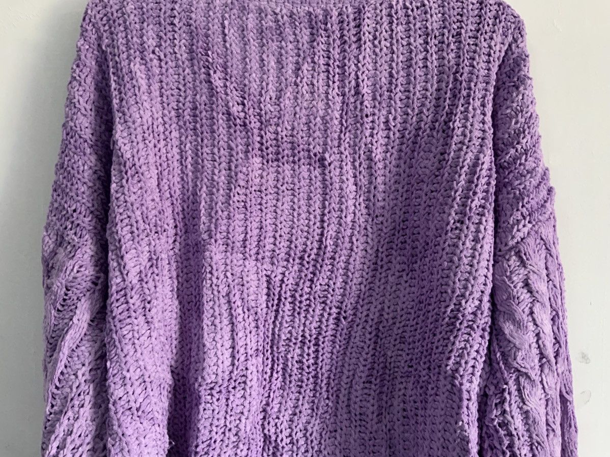 Japanese Brand Jeansis Handknit Pink Knitwear Size US L / EU 52-54 / 3 - 8 Thumbnail