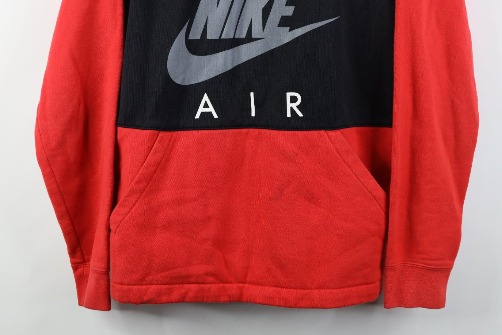 Nike Vintage Y2K Nike Air Block Big Swoosh Hoodie Sweatshirt Red Size US M / EU 48-50 / 2 - 3 Thumbnail