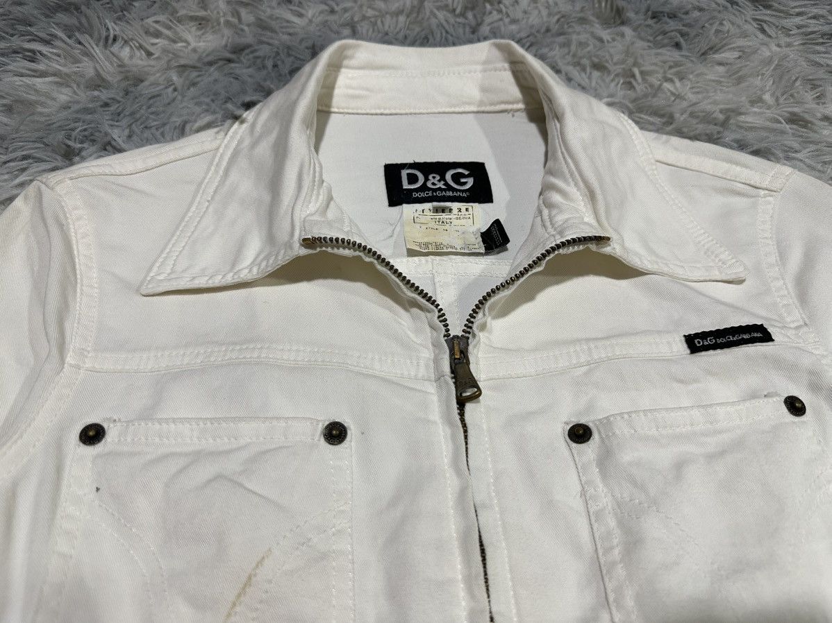 Dolce & Gabbana 🔥Vintage D&G Dolce And Gabbana Cropped Biker Jacket Zipper Size US XS / EU 42 / 0 - 4 Thumbnail