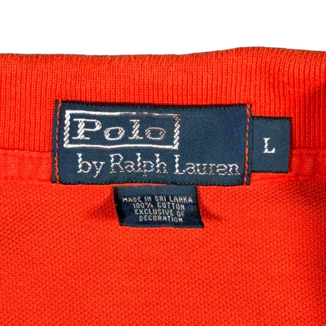 Polo Ralph Lauren VINTAGE Polo Ralph Lauren Shirt Adult LARGE Orange Long Sleeve Pony 90s Size US L / EU 52-54 / 3 - 6 Thumbnail