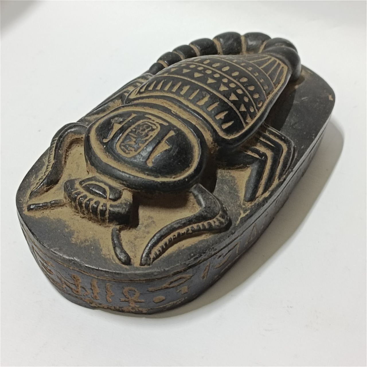 Other Ancient Egyptian scarab stone carving with hieroglyphs Size ONE SIZE - 6 Thumbnail