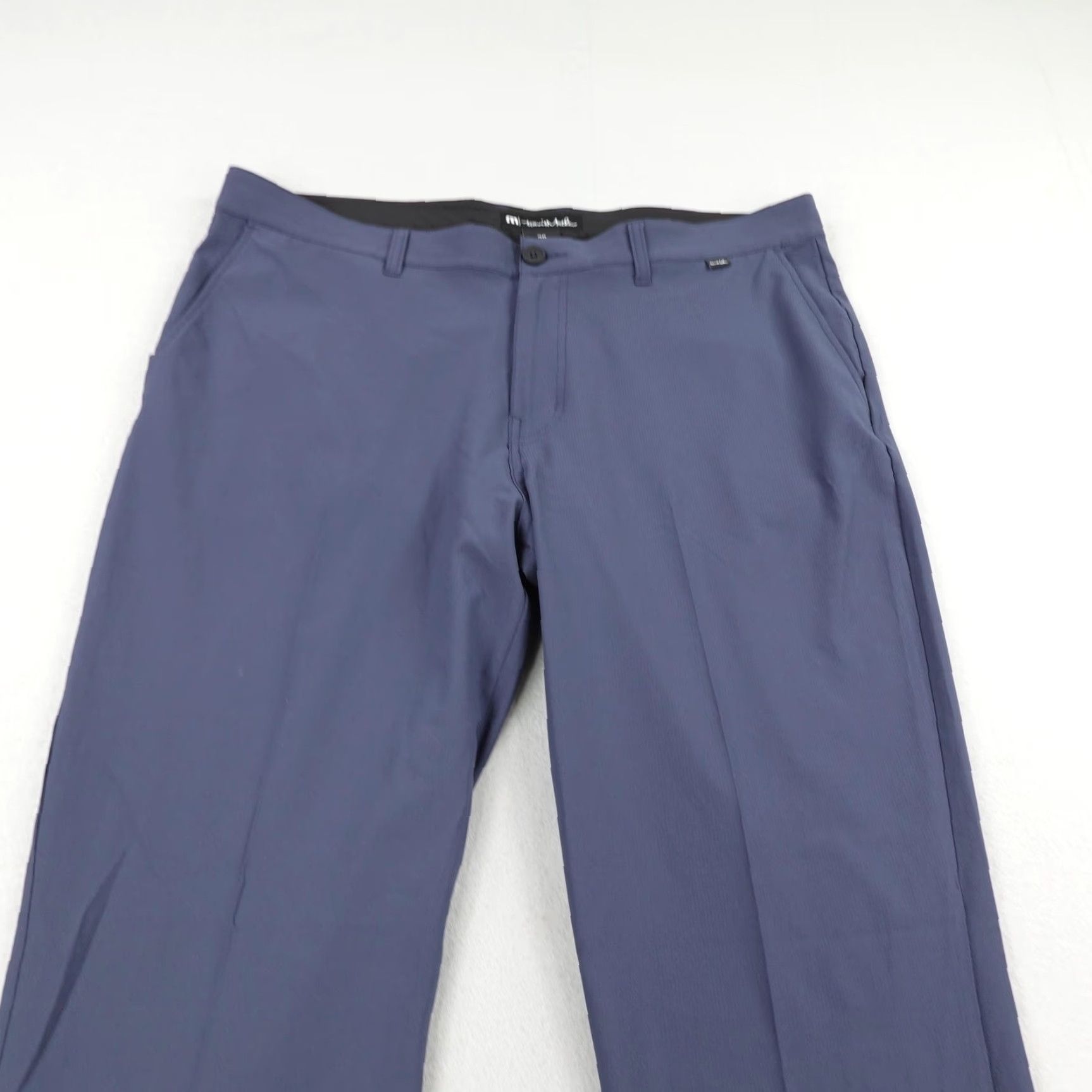 TravisMathew Travis Mathew Pants Mens 38 Blue Performance Chino Slacks Straight Leg Flex Golf Size US 38 / EU 54 - 2 Thumbnail