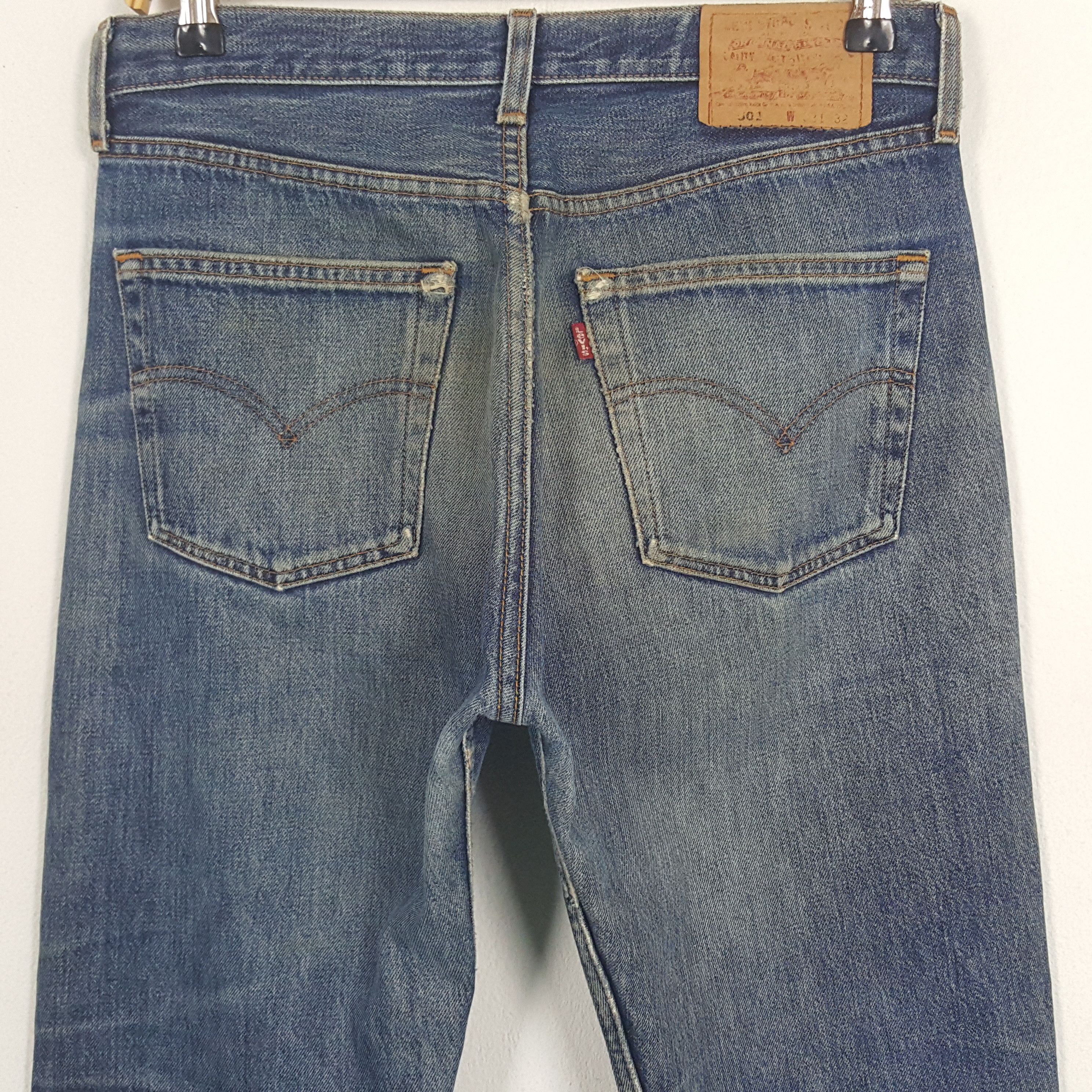Levi's × Vintage Vintage Levi's 501 American Distressed Style Denim Jeans Size US 30 / EU 46 - 5 Thumbnail