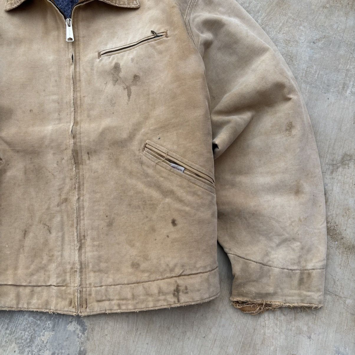 Carhartt Vintage 90s Sunfaded Carhartt Detroit Jacket Size US M / EU 48-50 / 2 - 4 Thumbnail