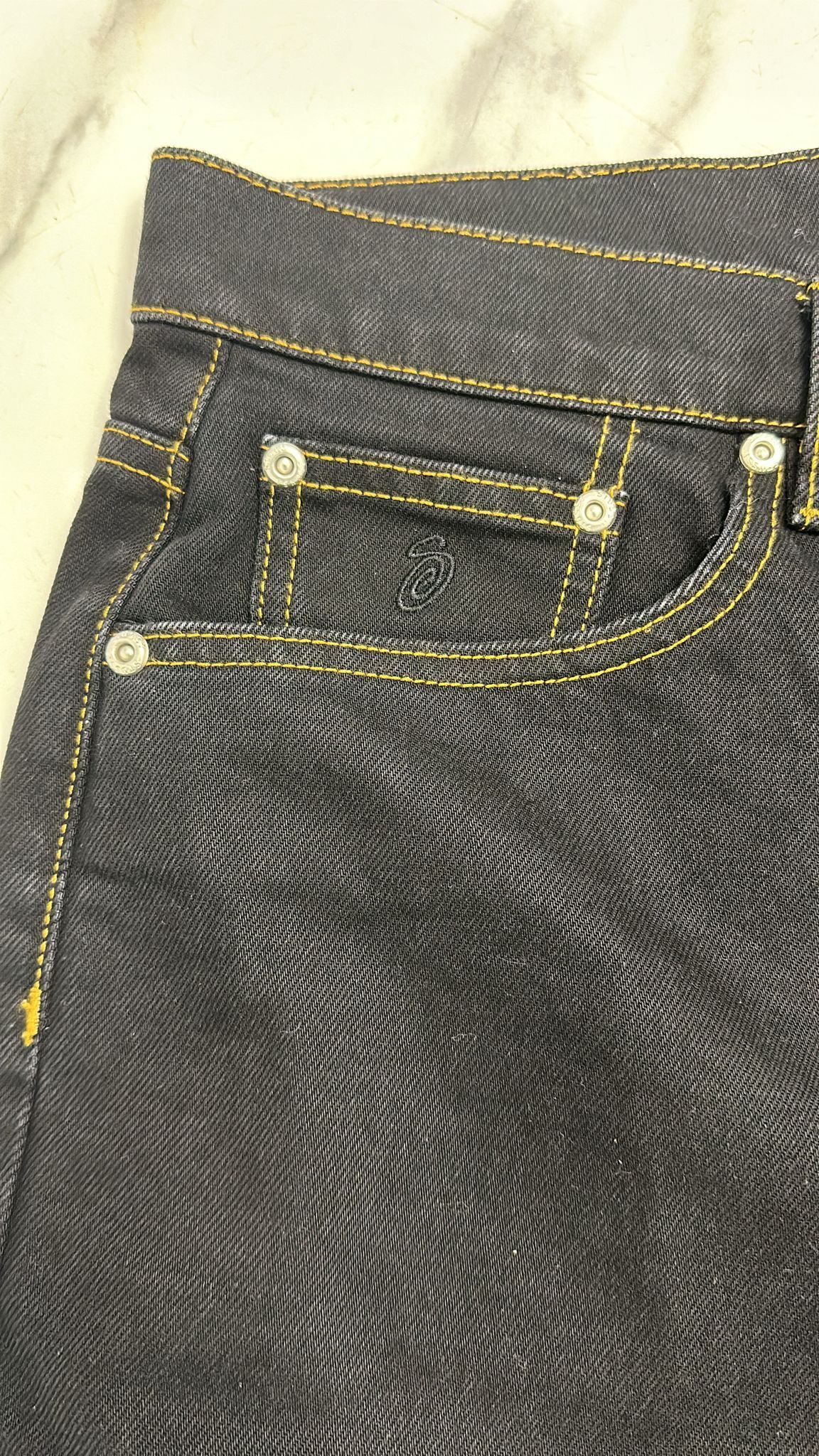 Stussy Stussy Big Ol Short Washed Black Size 30 Size US 30 / EU 46 - 2 Thumbnail