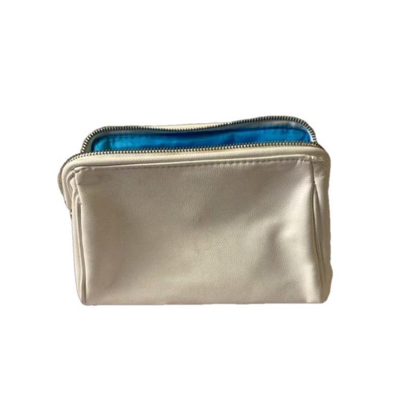 Other Rodan + Fields White Faux Leather Travel Cosmetic Bag Size ONE SIZE - 6 Thumbnail