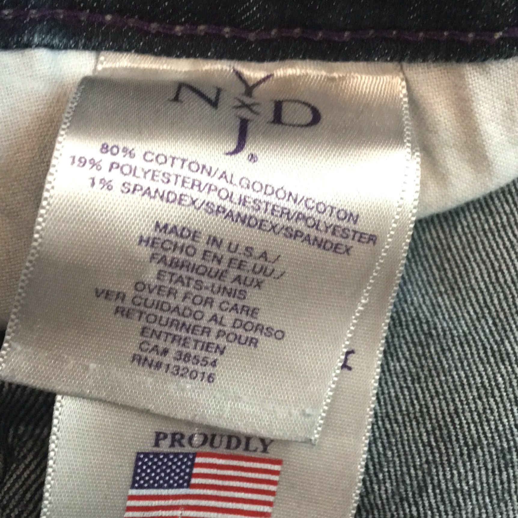 NYDJ NYDJ Denim Skinny Jeans 4P Womens Regular Flat Front Stretch Blue 28X26 Jeans Size 25" / US 0 / IT 36 - 6 Thumbnail