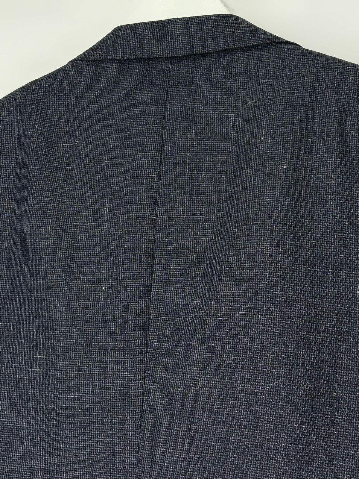 Boggi Boggi Linen Wool Blue Blazer Jacket Men’s 48R Size 48R - 16 Thumbnail