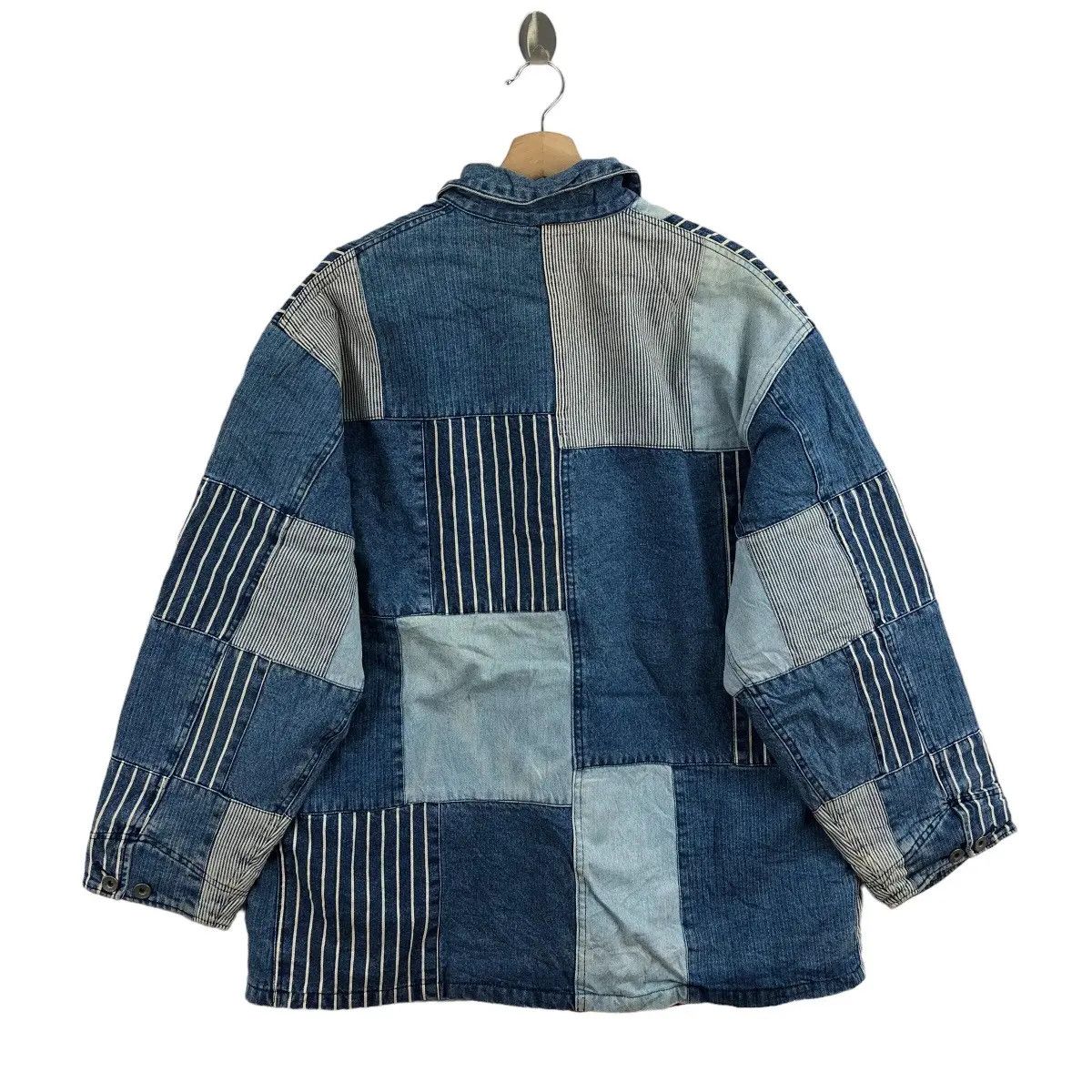 Vintage Vtg 80’ KEARNEY HOUSE Boro Sashiko Patchwork Denim Jeans Size US L / EU 52-54 / 3 - 6 Thumbnail