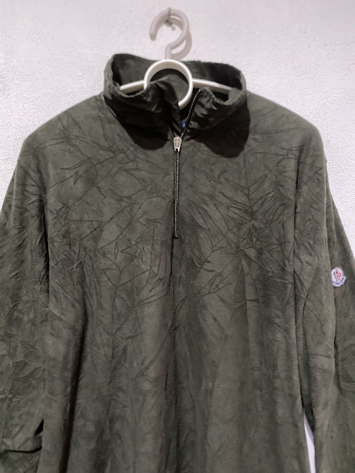 Designer × Moncler Moncler Fleece Shirt Half Zip Elbow Double Layer Size US L / EU 52-54 / 3 - 2 Thumbnail