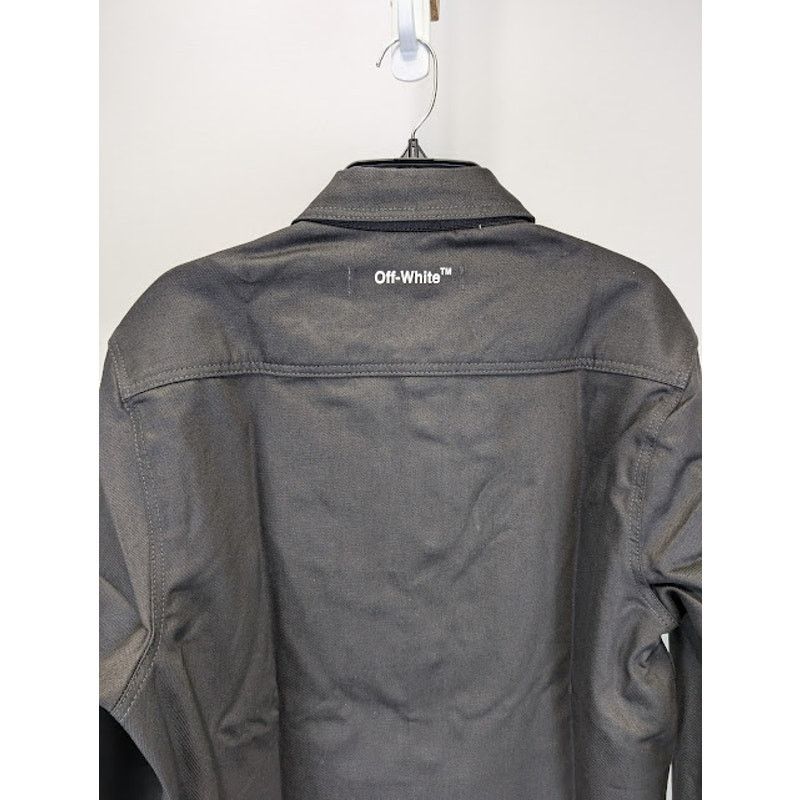 Off-White o1rshd1 Single Arrow Denim Shirt in Black/White Size US XXL / EU 58 / 5 - 10 Thumbnail