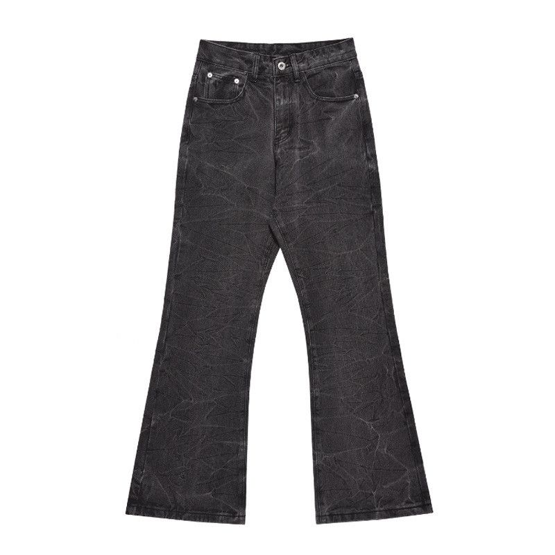 Japanese Brand Retro loose wide leg casual micro flared jeans Size US 32 / EU 48 - 5 Thumbnail
