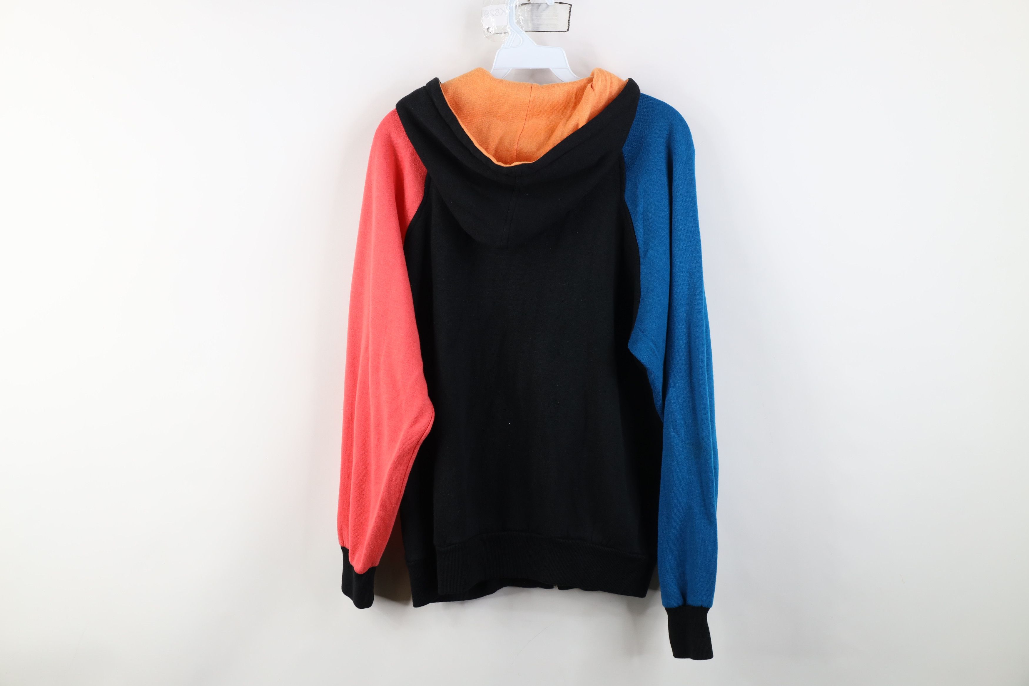 Vintage Vintage 90s Streetwear Block Full Zip Hoodie Sweatshirt Size M / US 6-8 / IT 42-44 - 11 Thumbnail