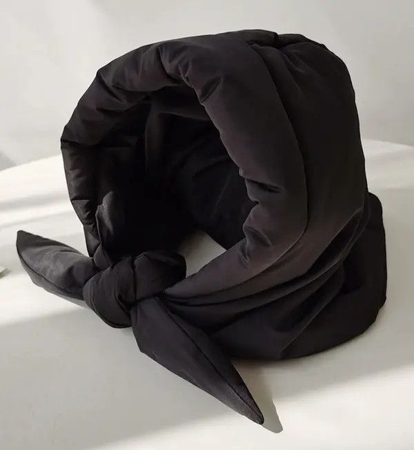 VIBE Avant garde puffer self-tie trapper hat aviator beanie cap Size ONE SIZE - 4 Thumbnail