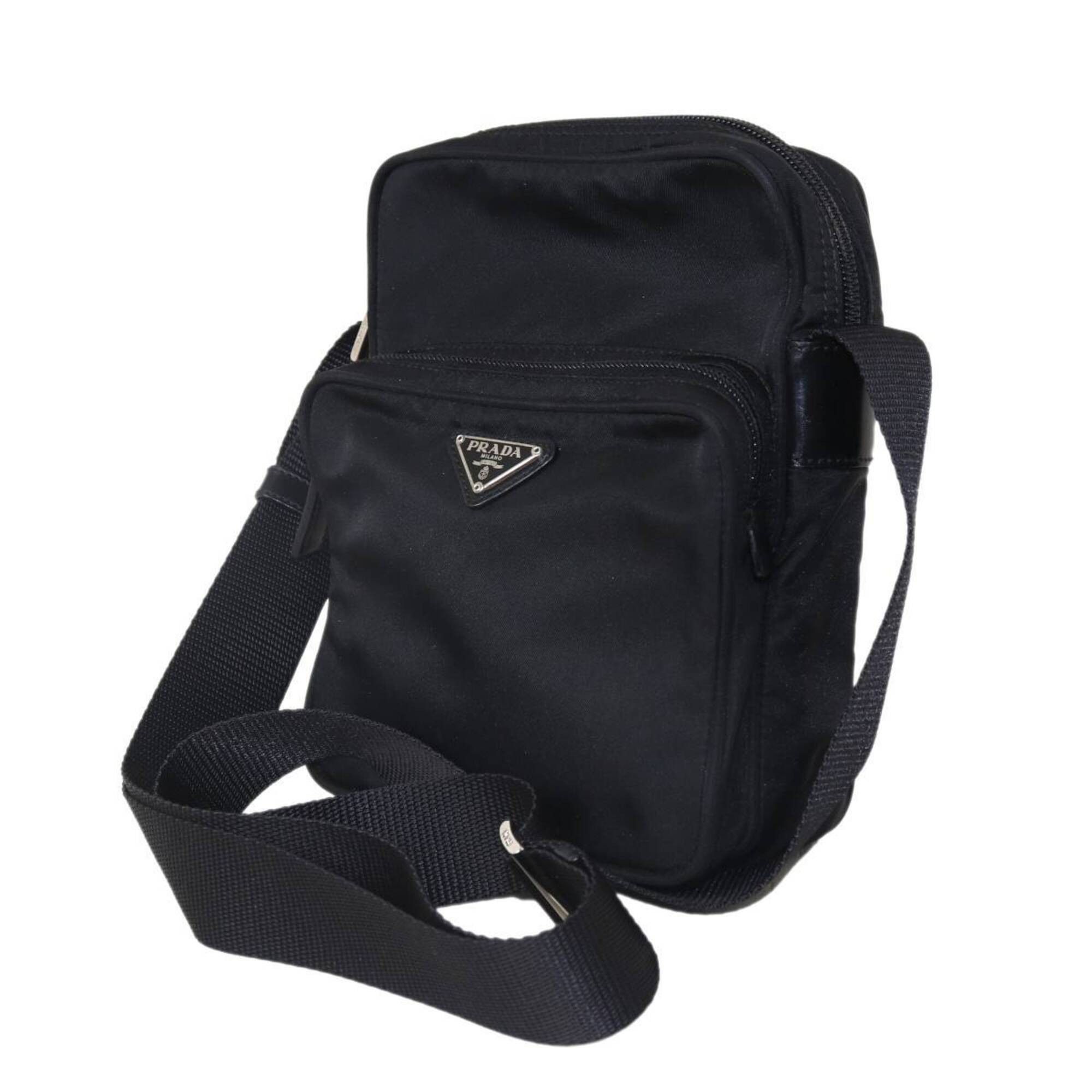 Prada PRADA Nylon Shoulder Bag, Black Size ONE SIZE - 1 Thumbnail