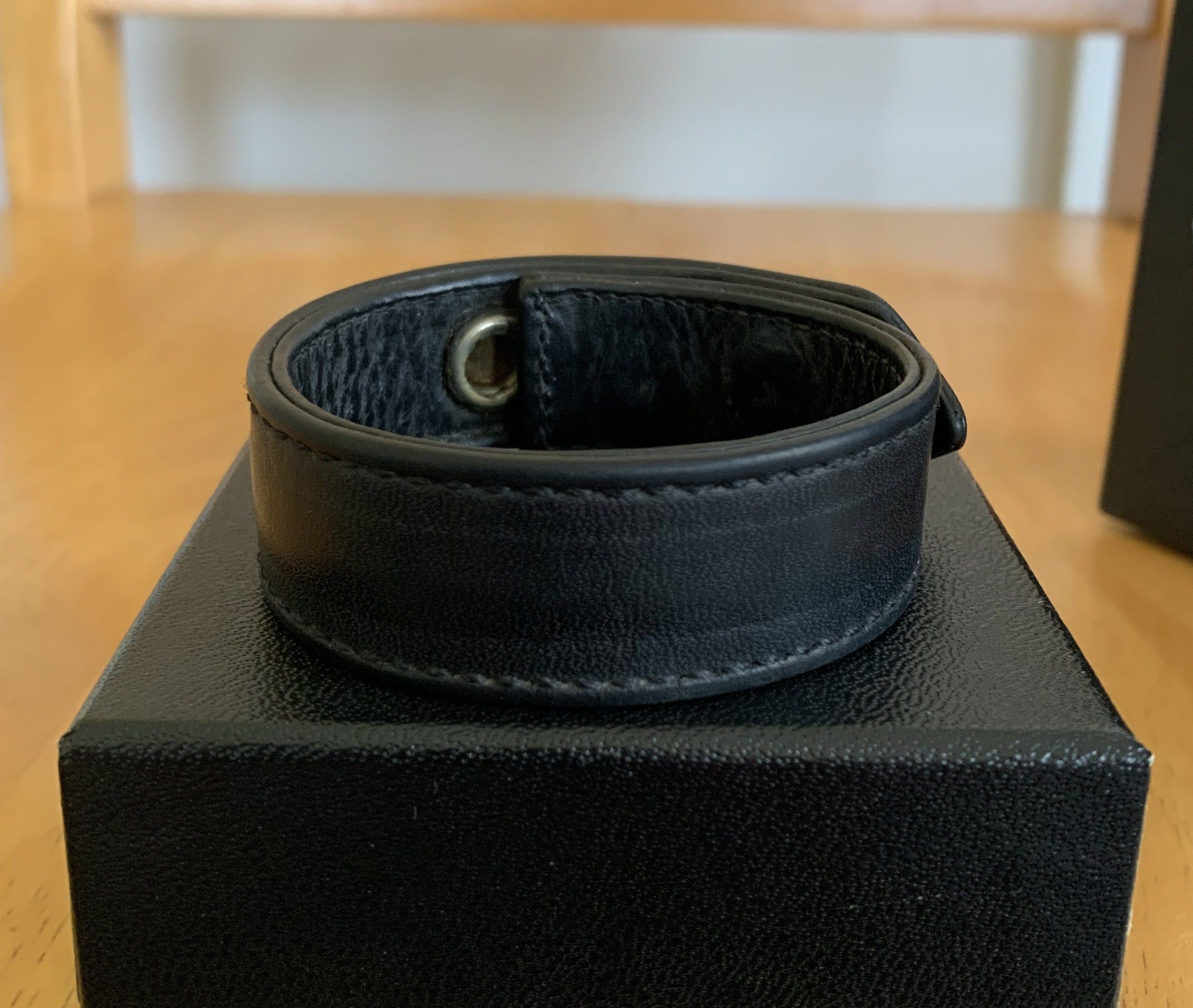 Chrome Hearts Chrome Hearts Adjustable Leather Silver Snap Bracelet Size ONE SIZE - 5 Thumbnail