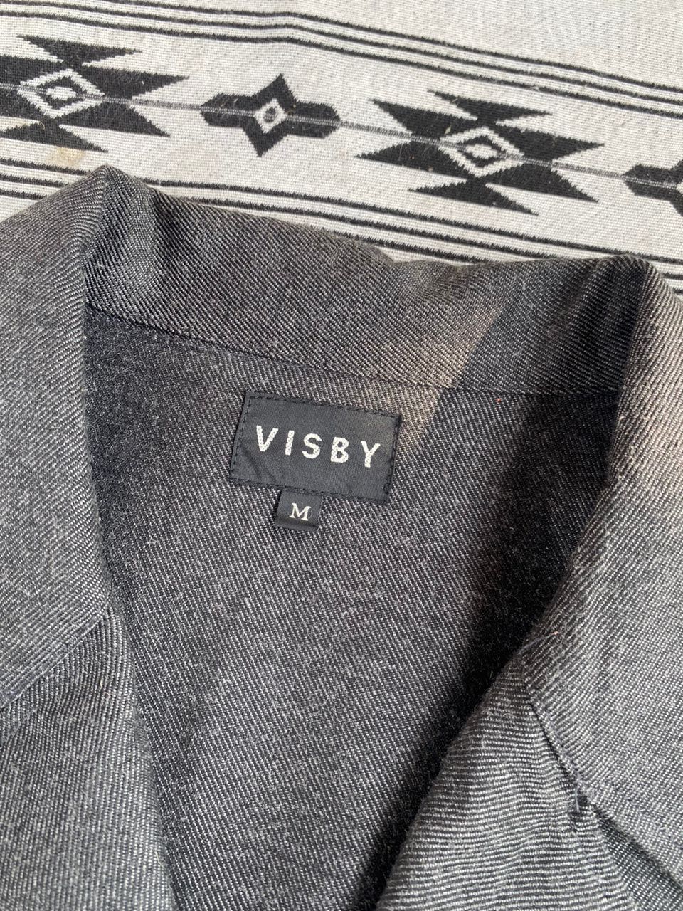 Designer × Japanese Brand × Vintage Visby Open Collar Double Chest Pocket Shirt Size US S / EU 44-46 / 1 - 5 Thumbnail
