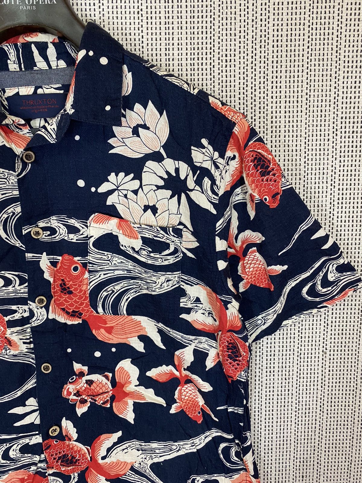 Designer × Japanese Brand × Vintage 🔥Japanase brand shirt button ups fullprinted fish nicedesign Size US L / EU 52-54 / 3 - 3 Thumbnail