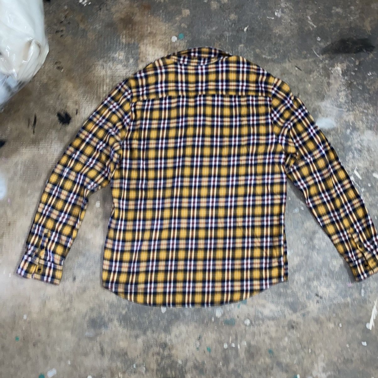 Other Yellow Multicolor Plaid Shirt Size M Size US M / EU 48-50 / 2 - 2 Thumbnail