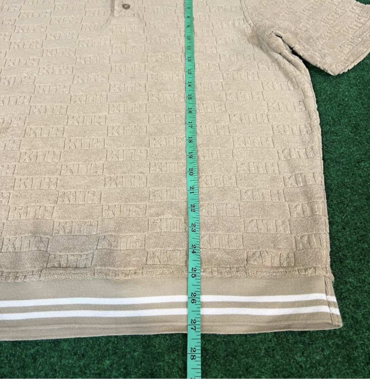 Kith Kith Graham Quicksand Men's Polo Shirt - Size Medium Size US M / EU 48-50 / 2 - 5 Thumbnail